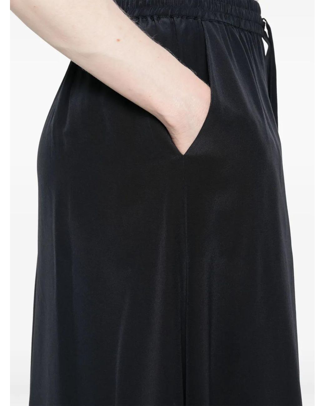P.A.R.O.S.H. Black Sweet Midi Skirt