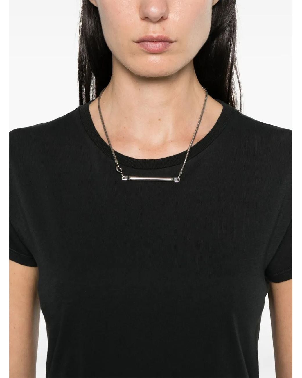 The Row Black Tori Top In Cotton
