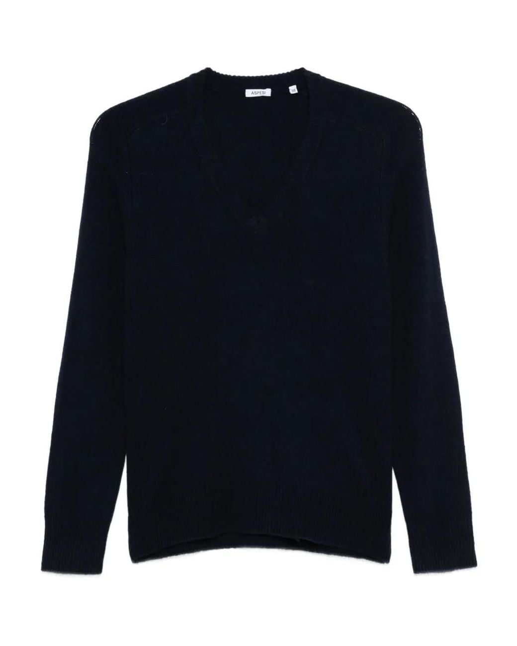 Aspesi Blue Wool-Blend Jumper