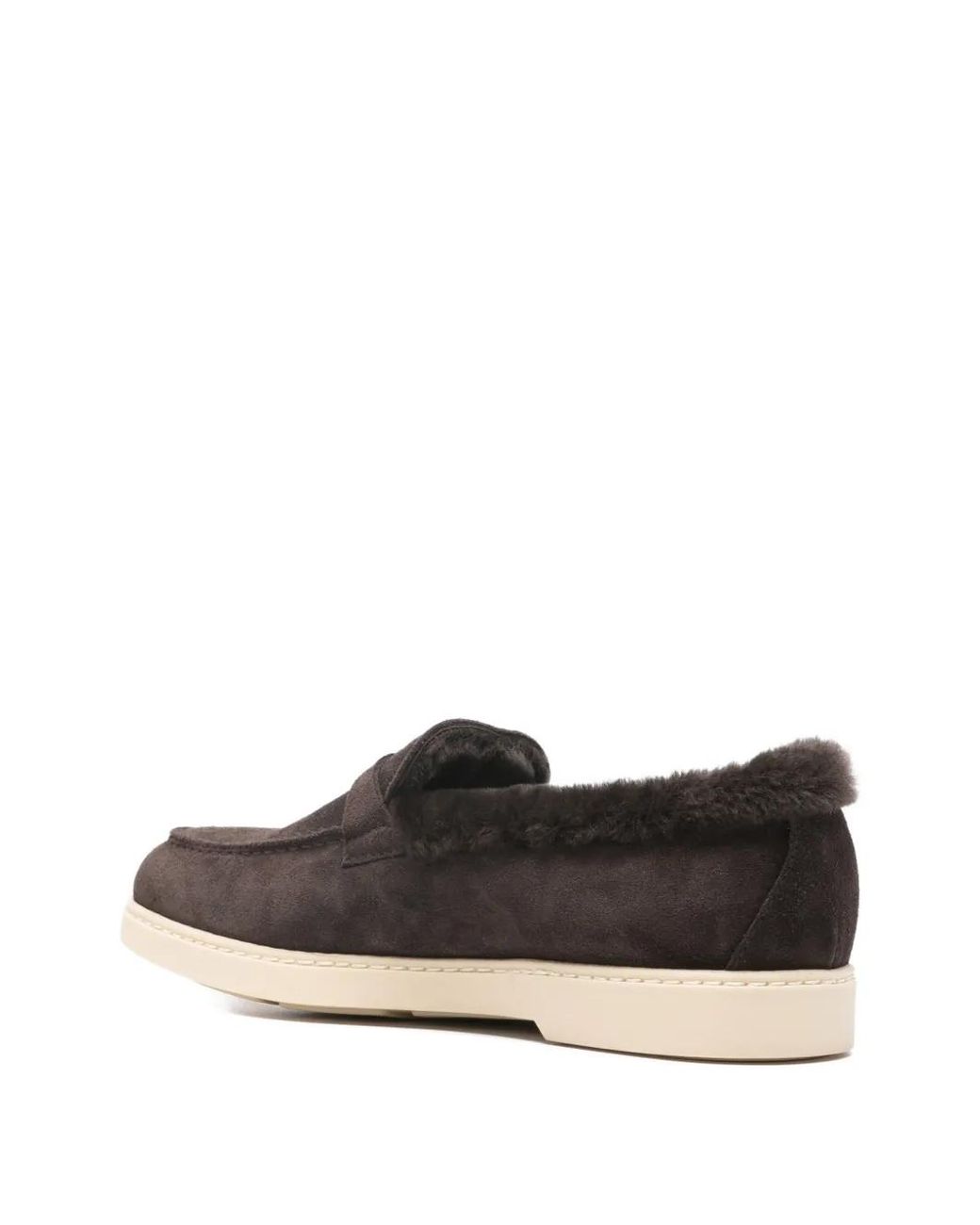 Doucal's Brown Leather Loafers