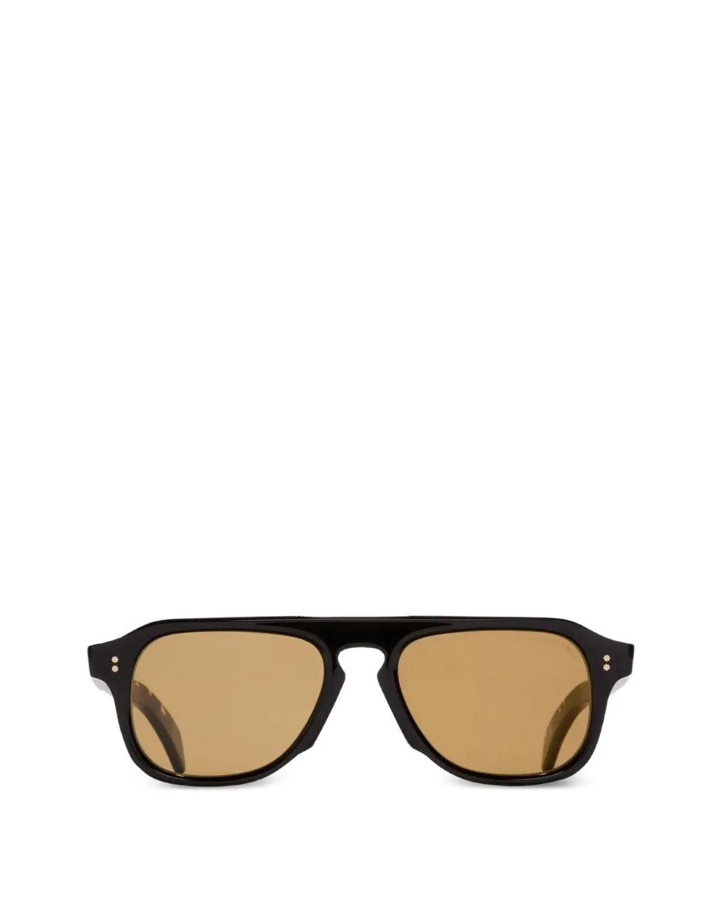 Cutler & Gross Black Pilot-Frame Sunglasses