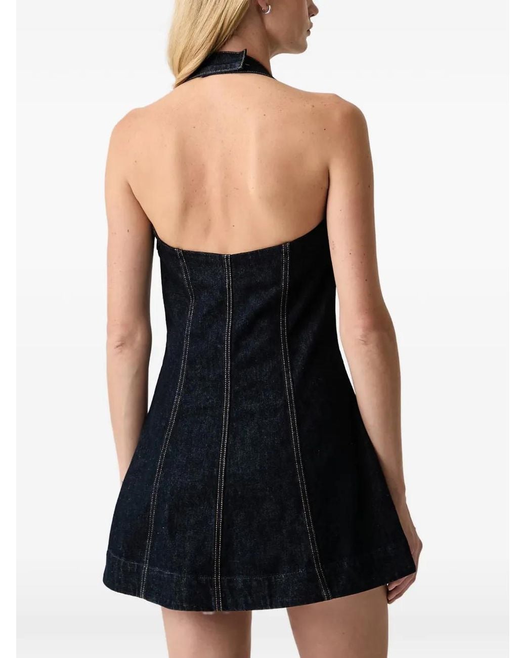retroféte Black Miramar Mini Dress