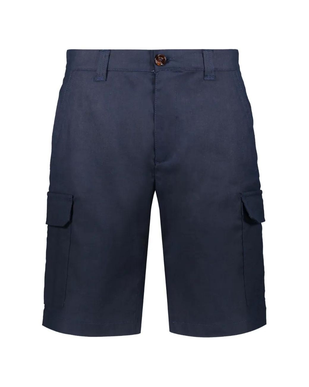 Moorer Blue Aron Cargo Shorts for men