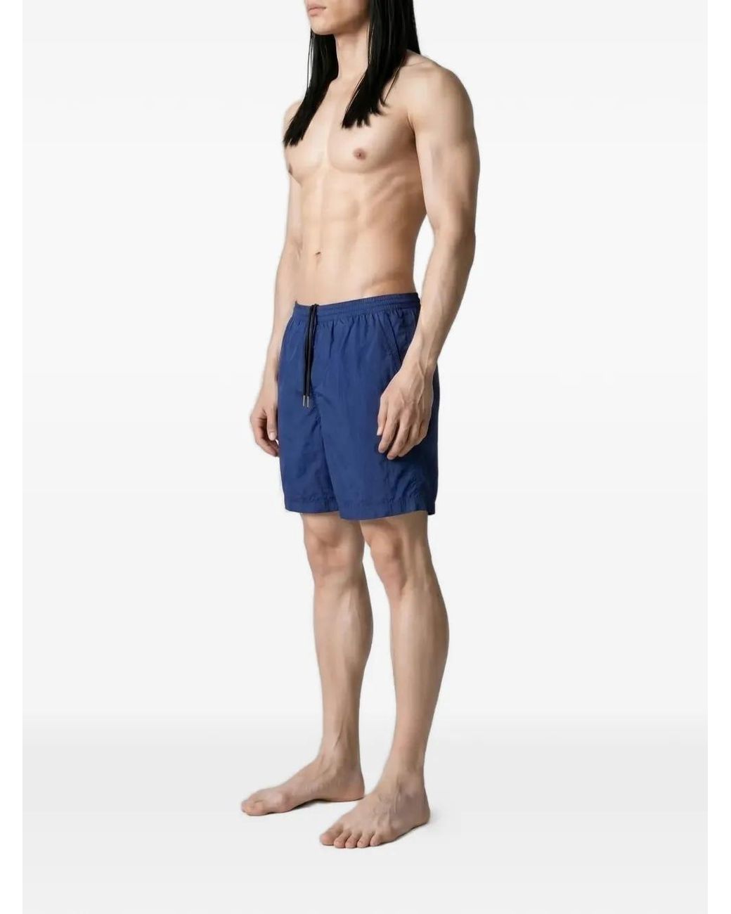 True Tribe Blue Drawstring Swim Shorts for men