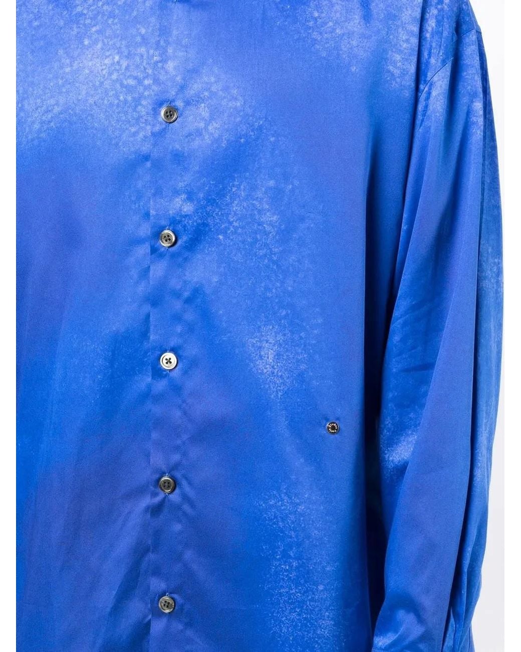 Camisa Con Efecto De Spray Etudes Studio de hombre de color Blue
