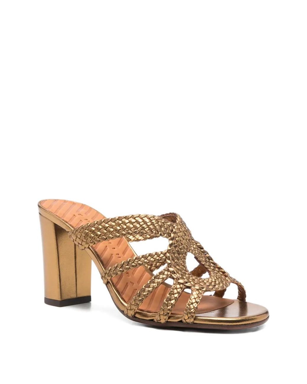 Chie Mihara Natural Woven-Strap Sandals