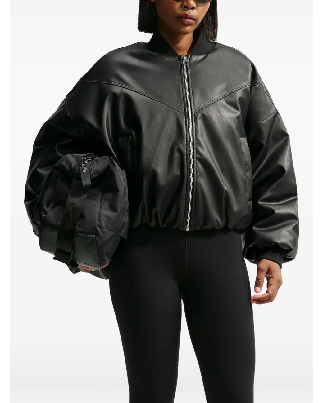 Nike Black Insulated 'Bomber' Jacket