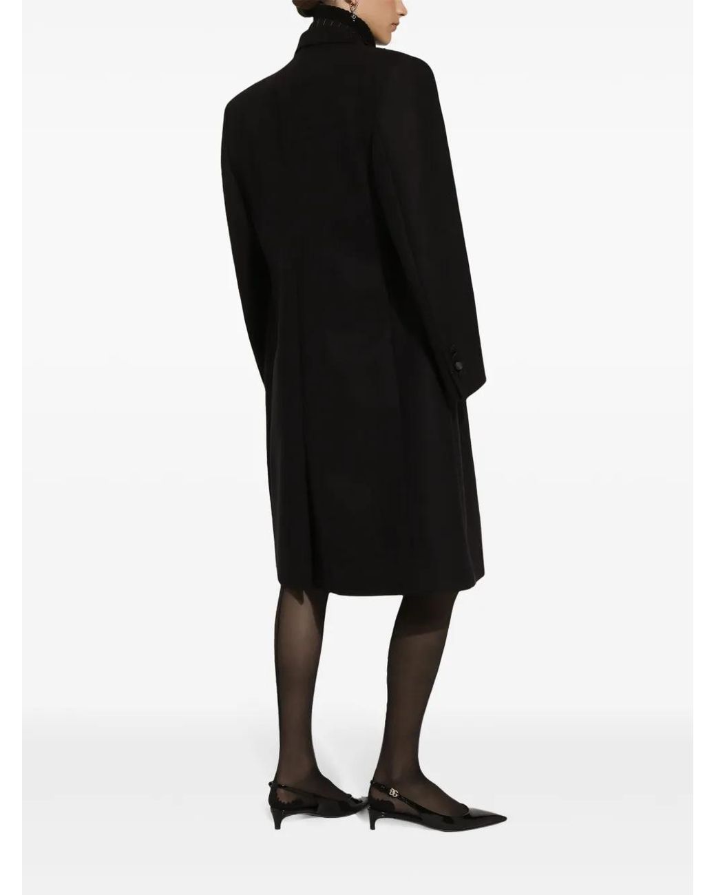 Dolce & Gabbana Black Pinstripe Skirt