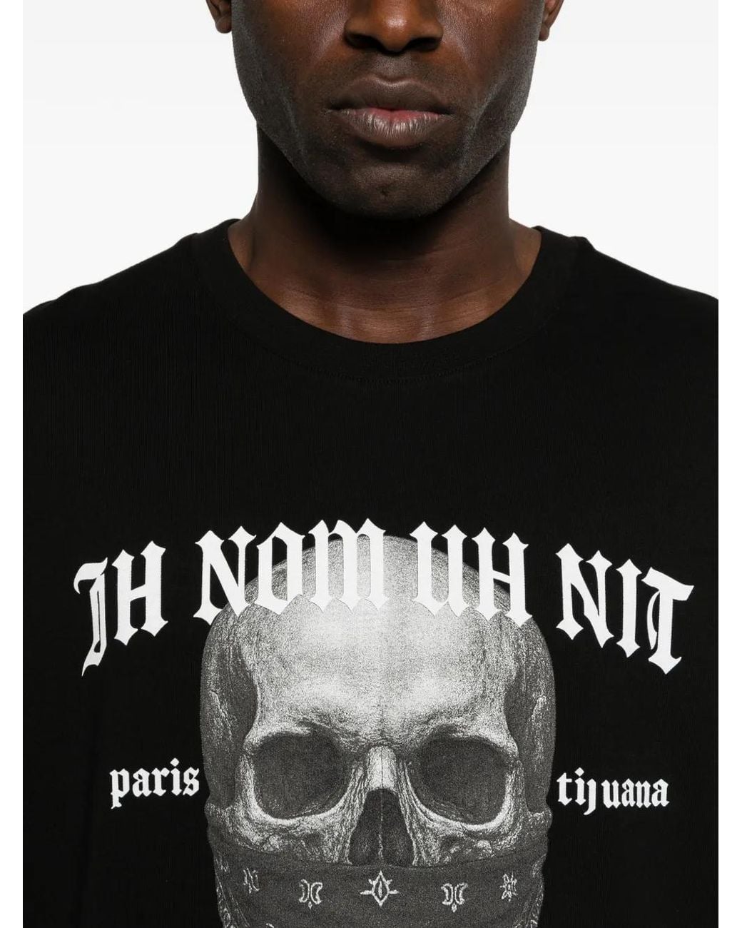 Ih Nom Uh Nit Black Skull 20 T-Shirt for men