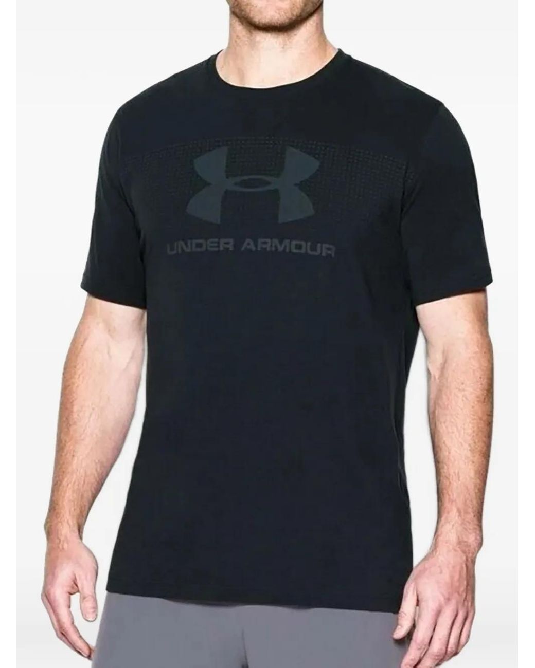 Under Armour Black Logo Shortsleeve T-Shirt for men