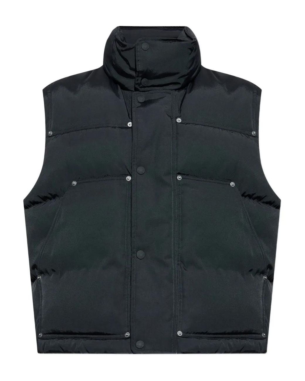 DSquared² Black Vest With Logo for men