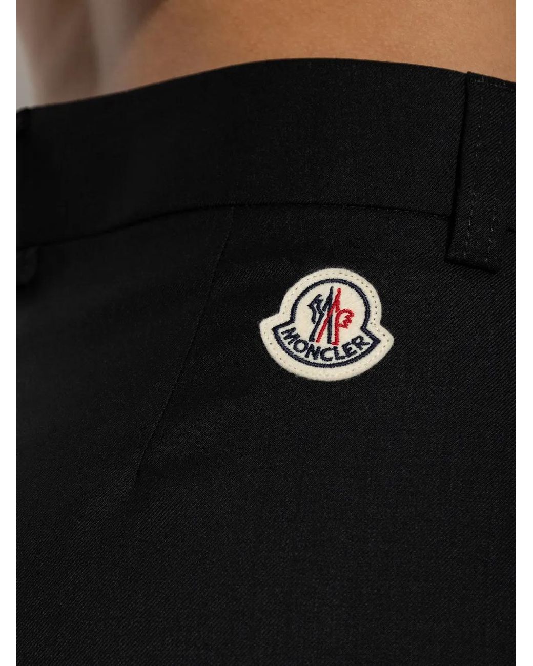 Moncler Black Wool Trousers
