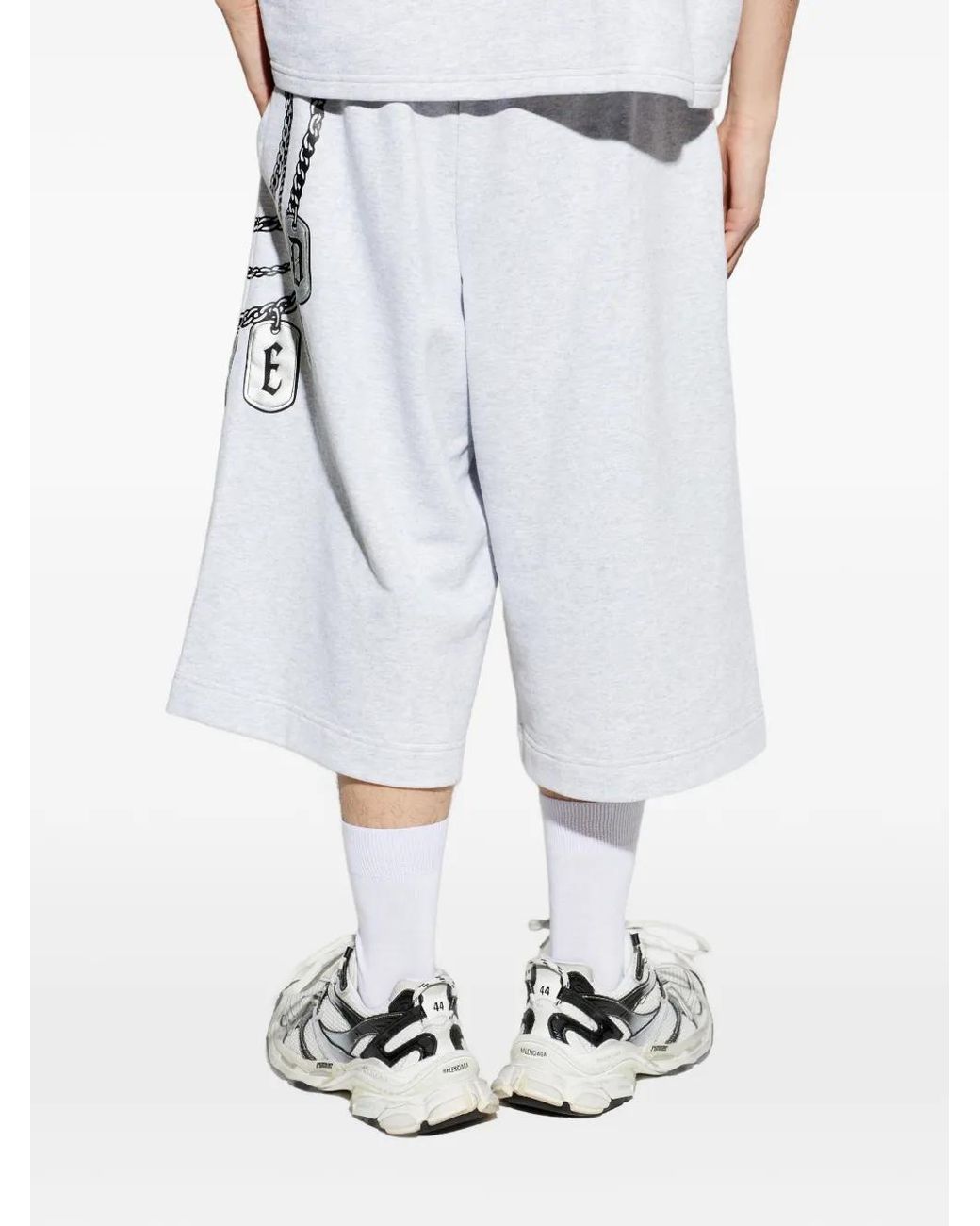 PDF White Pantalon À Imprimé Chaine for men