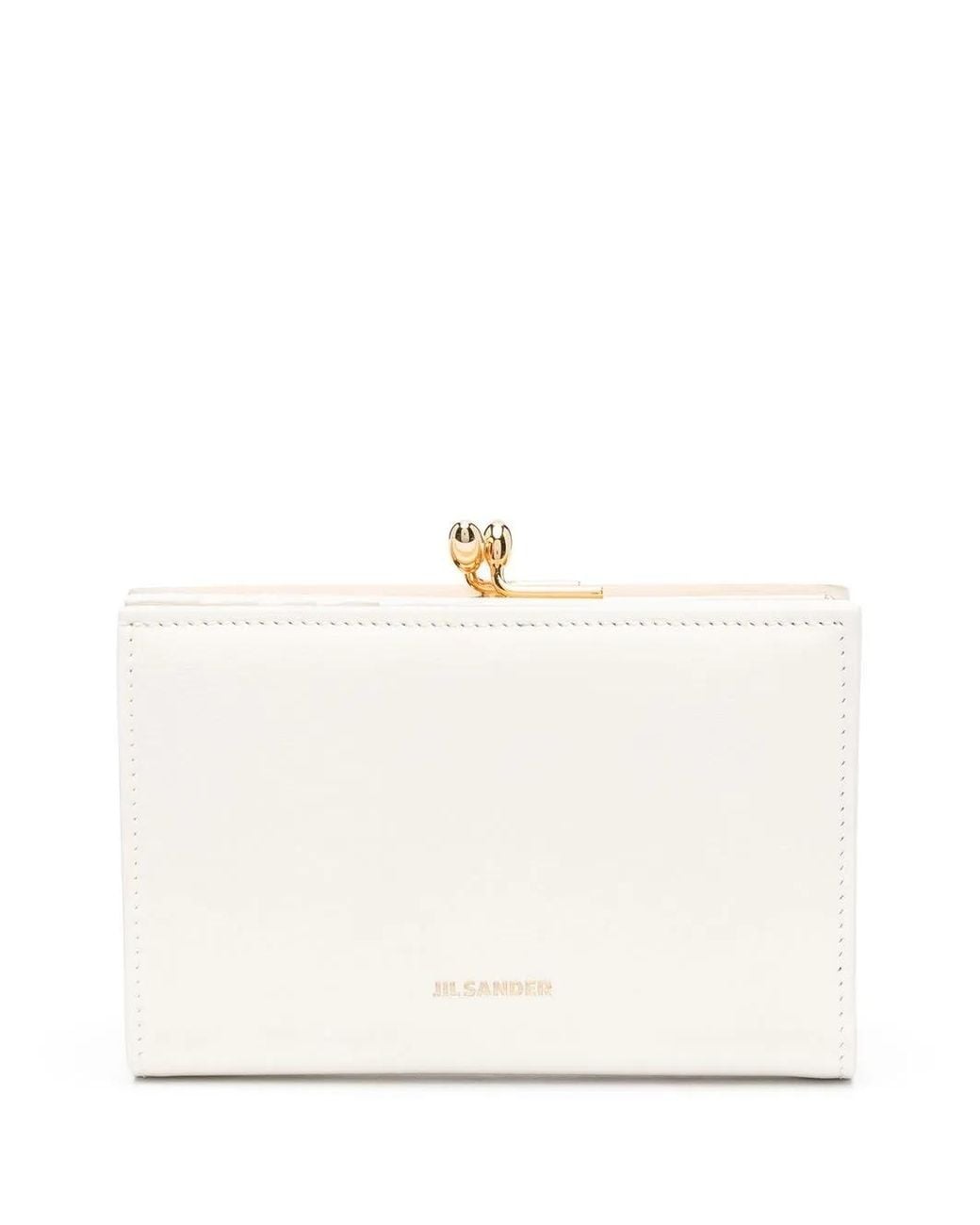 Cartera Goji Pequeña Jil Sander de color White