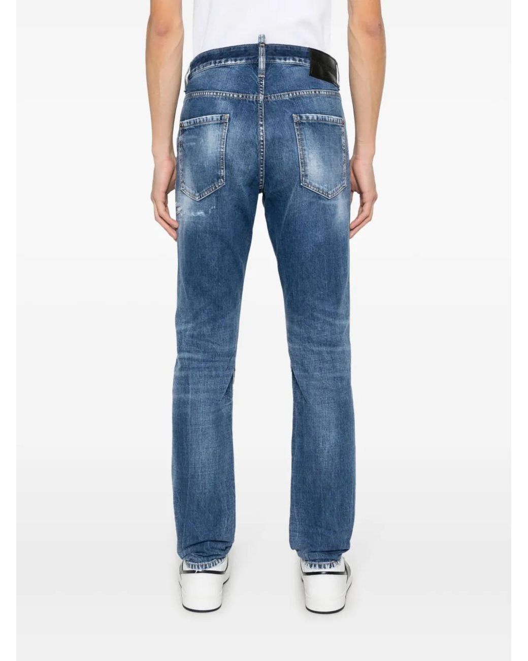 DSquared² Blue Cotton Denim Jeans for men