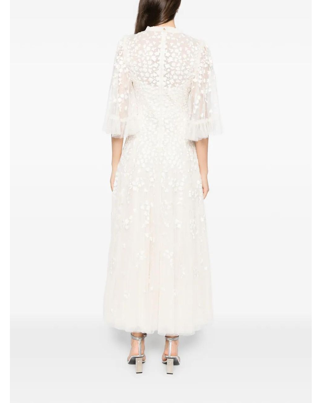 Needle & Thread White Scatter Gown