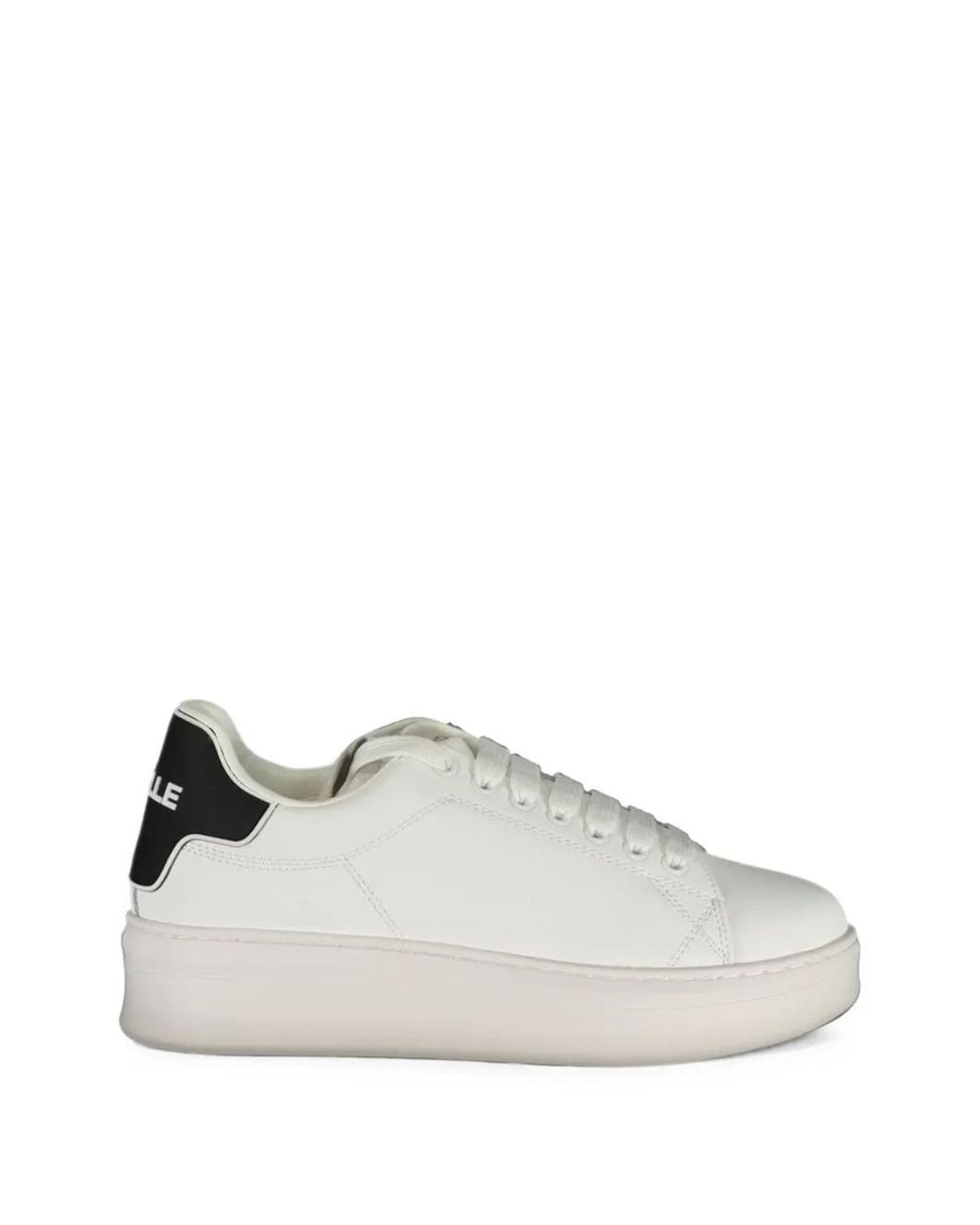 Gaelle Paris White Platform Sneakers
