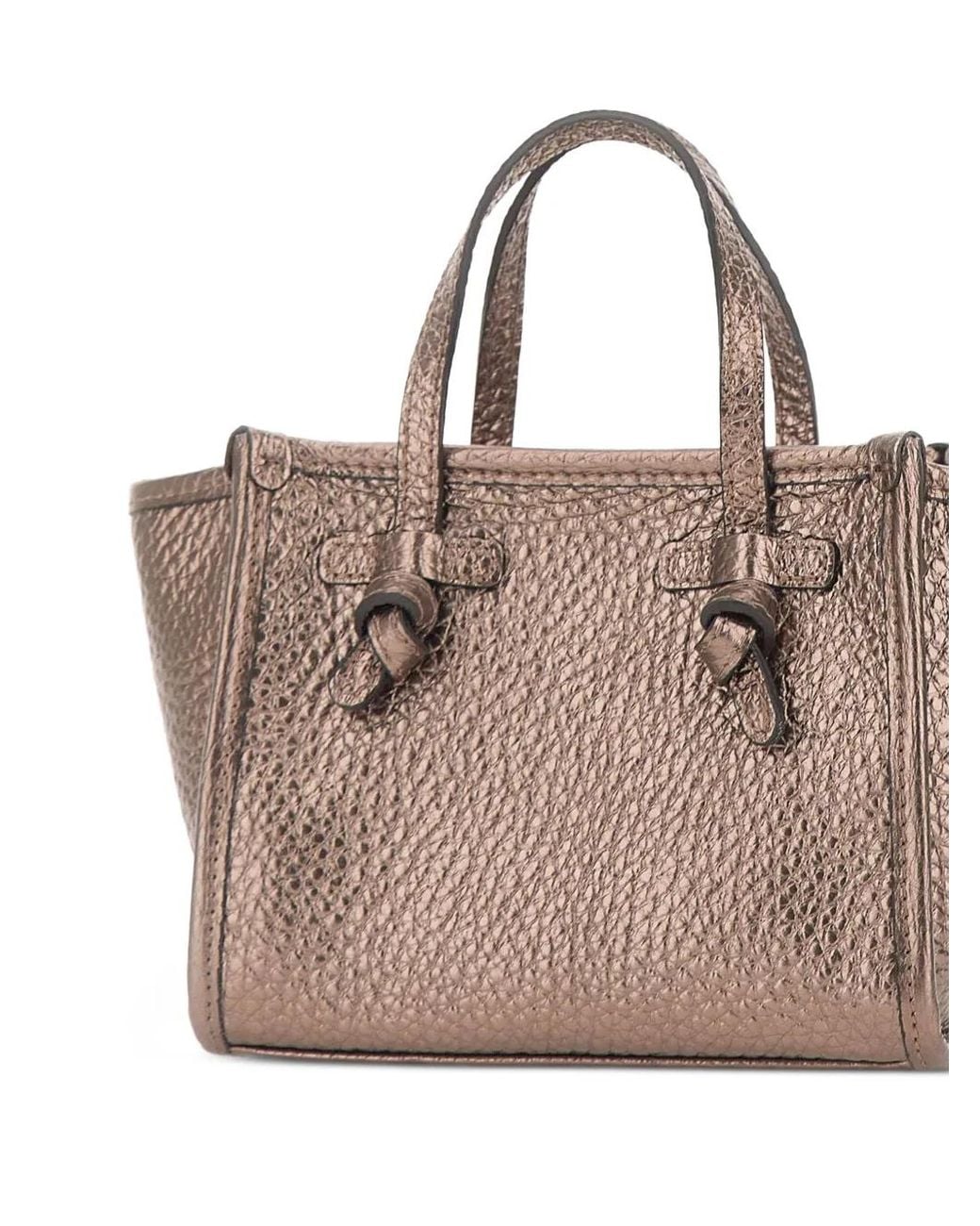 Gianni Chiarini Brown Small Miss Marcella Leather Tote Bag