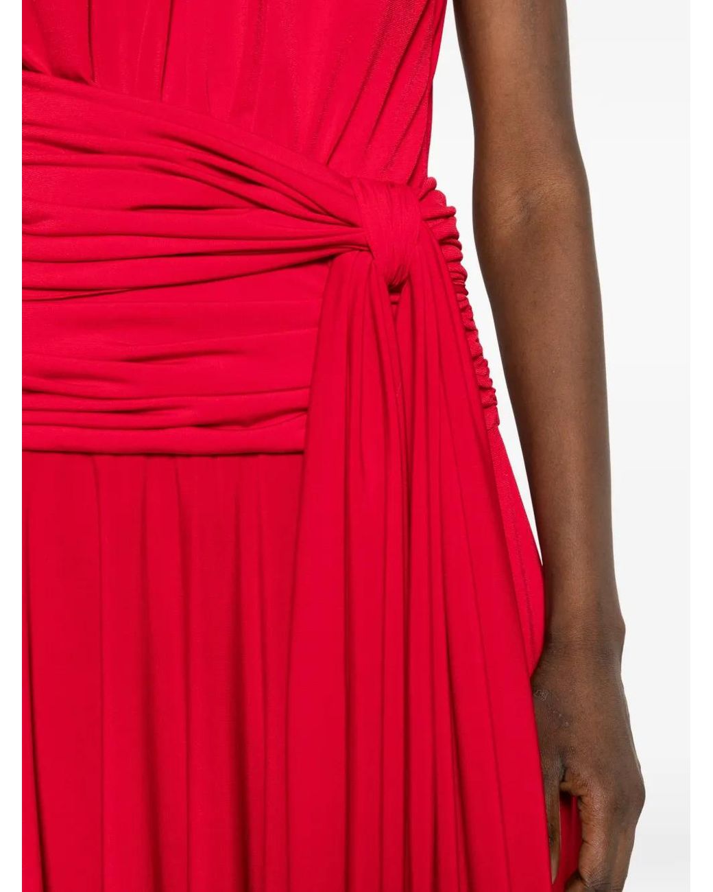 Brandon Maxwell Red Isadora Dress