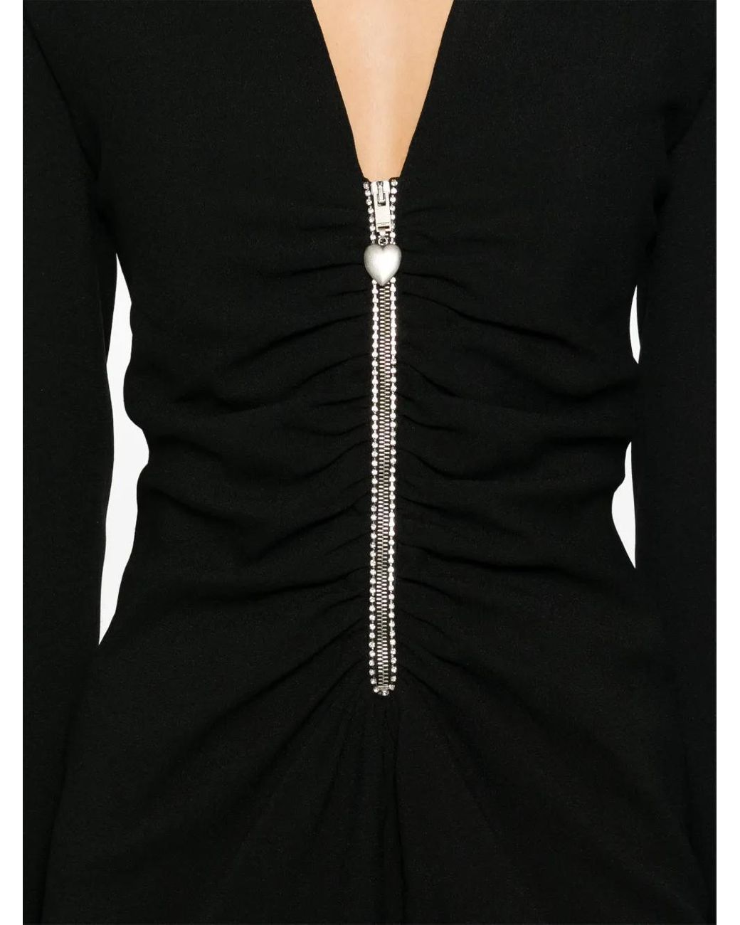 Saint Laurent シャーリング ロンパース Black