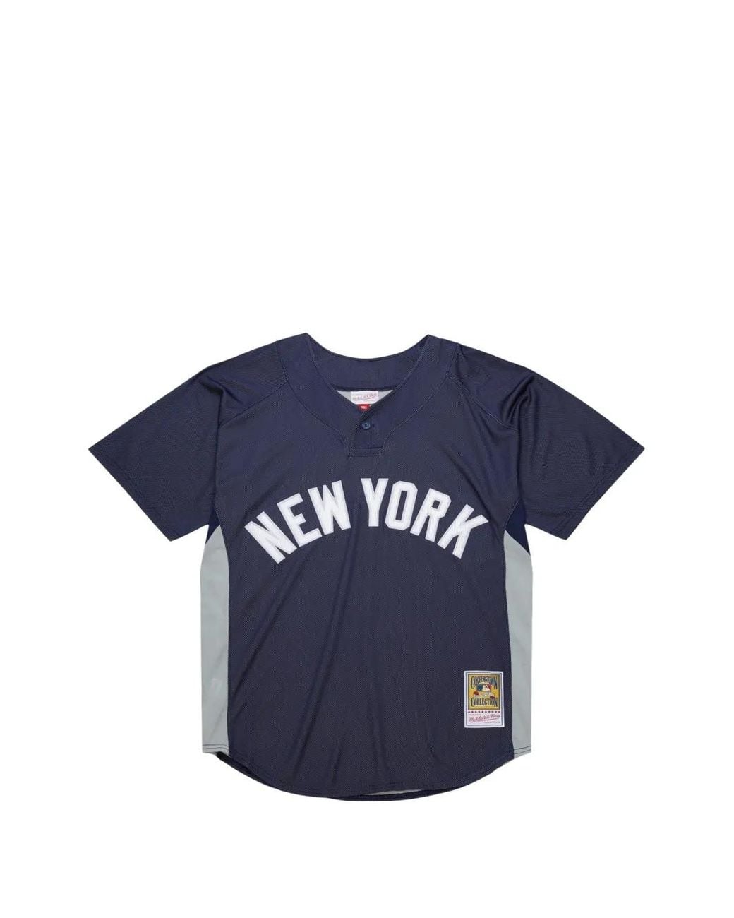 Mitchell & Ness Blue 2009 New York Yankees Number-Detai Top for men