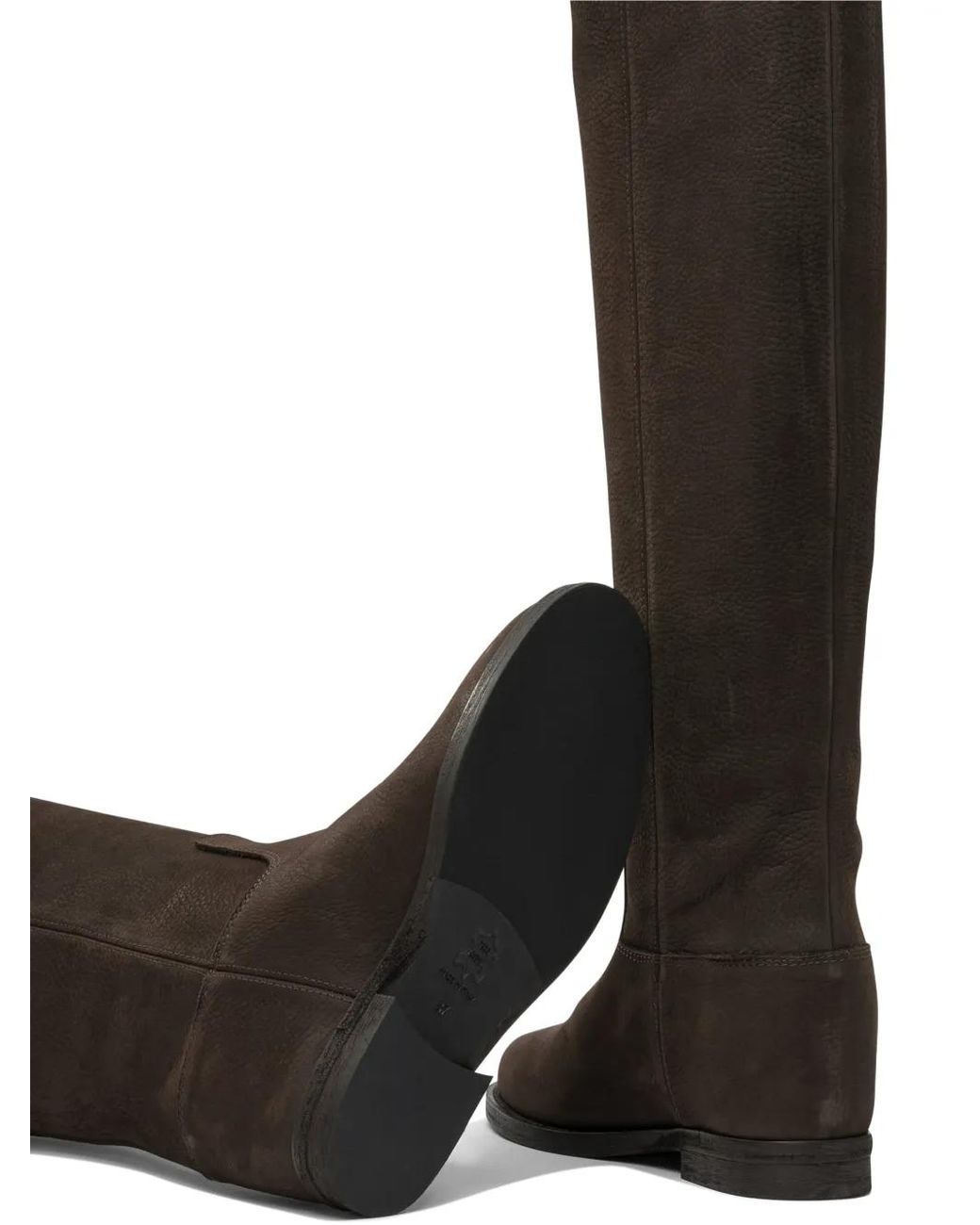 Via Roma 15 Black Leather Boots