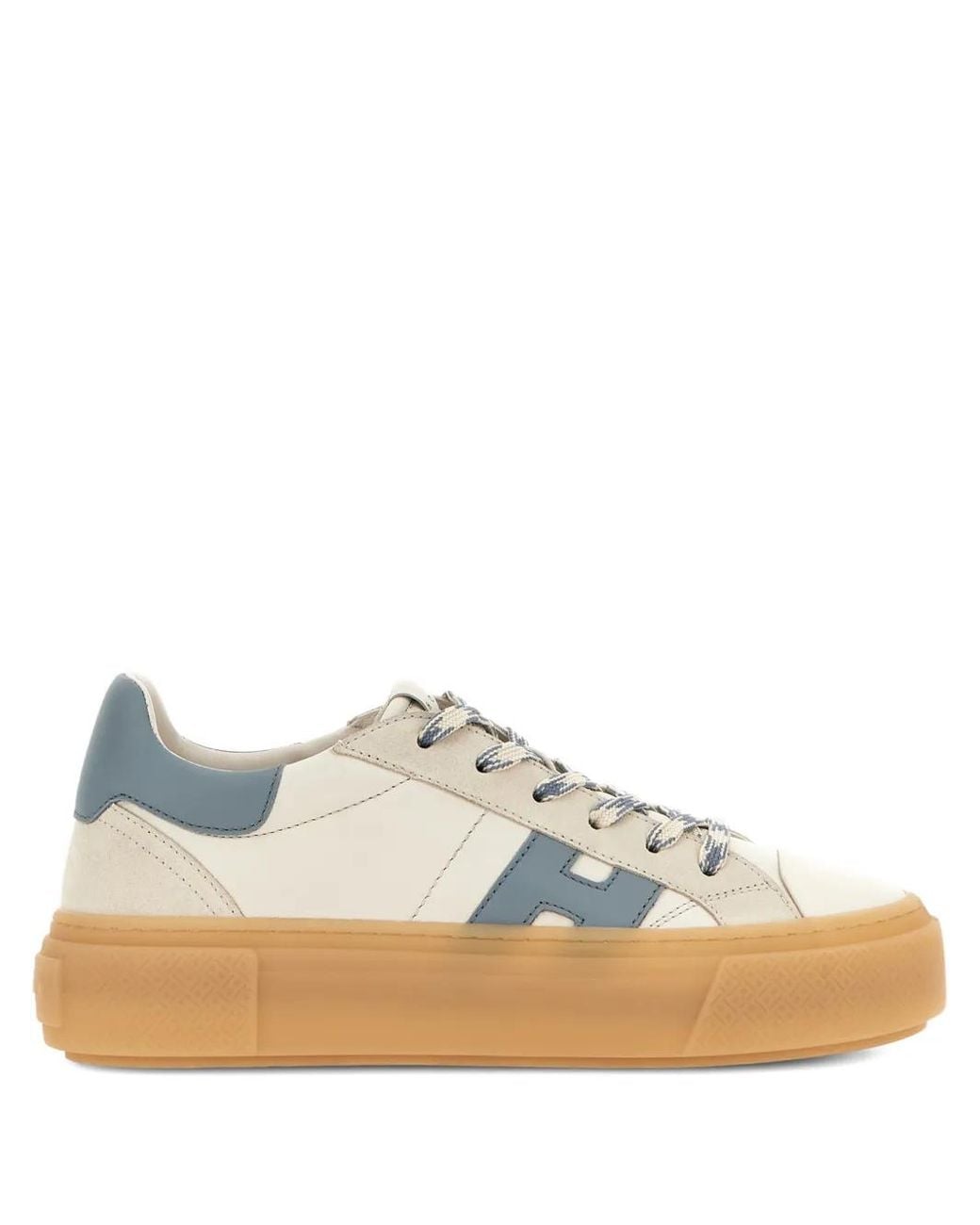 Hogan White H705 Platform Sneakers