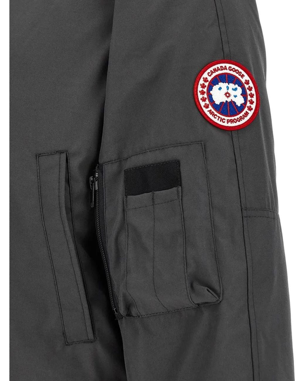 Canada Goose Gray Chilliwack Hooded Puffer Jacket for men