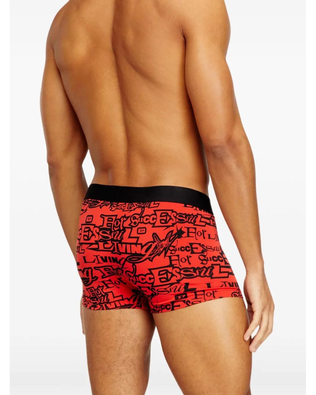 DIESEL Red Damien-D-Pop Boxer for men