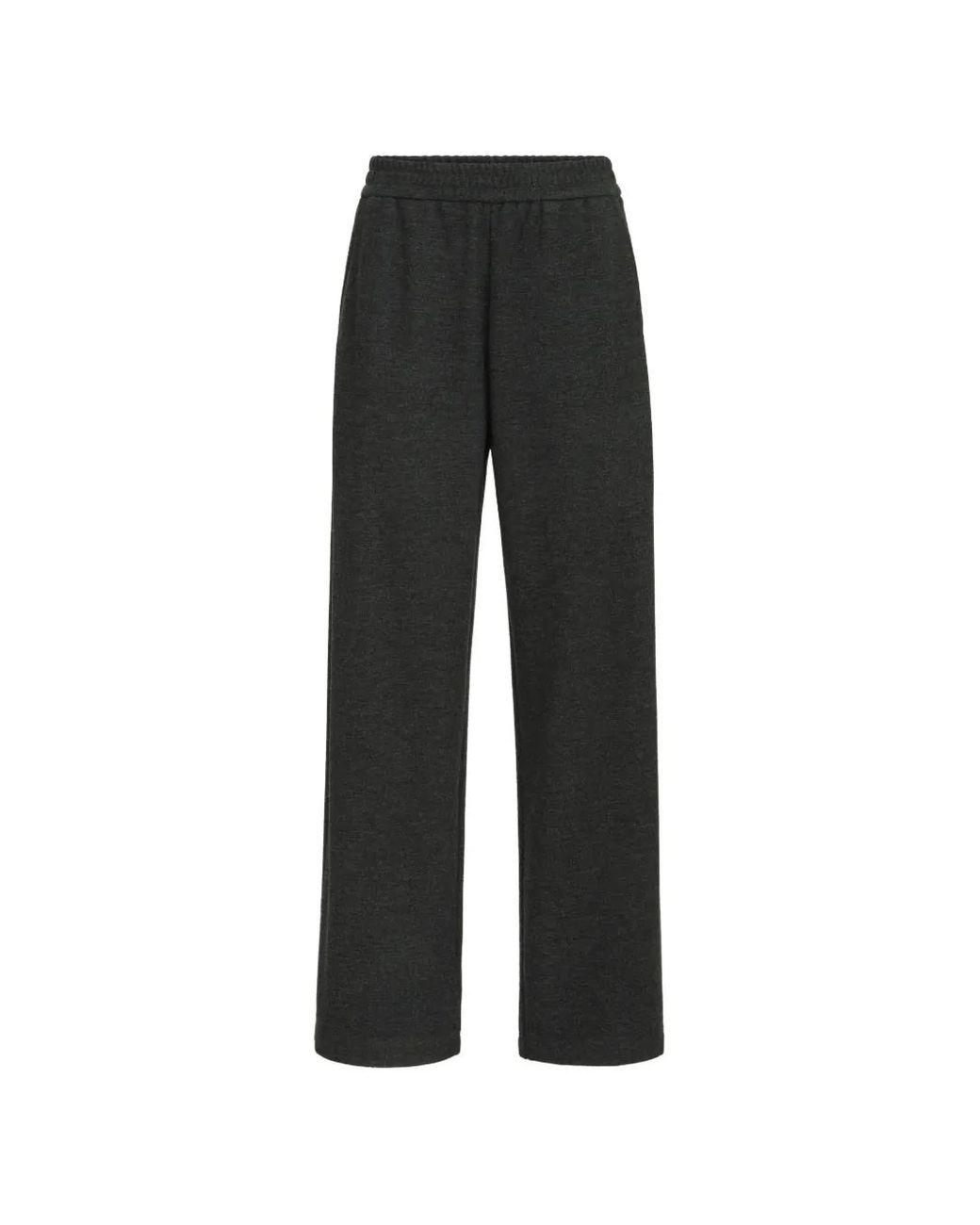 Brunello Cucinelli Black Pantalon De Jogging En Cachemire