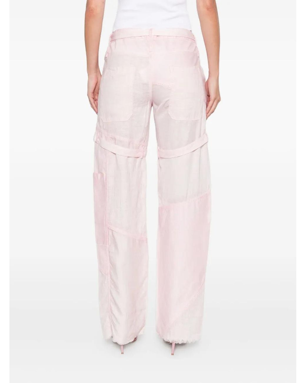 Pantalon À Détails De Zip Marques'Almeida en coloris Pink