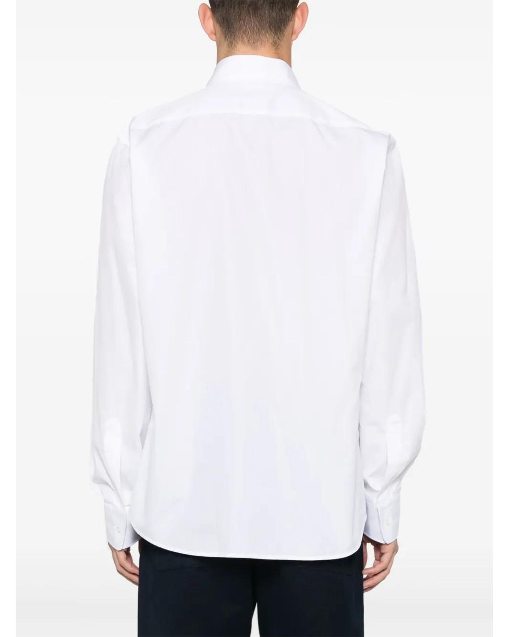 Aspesi White Poplin Cotton Shirt for men