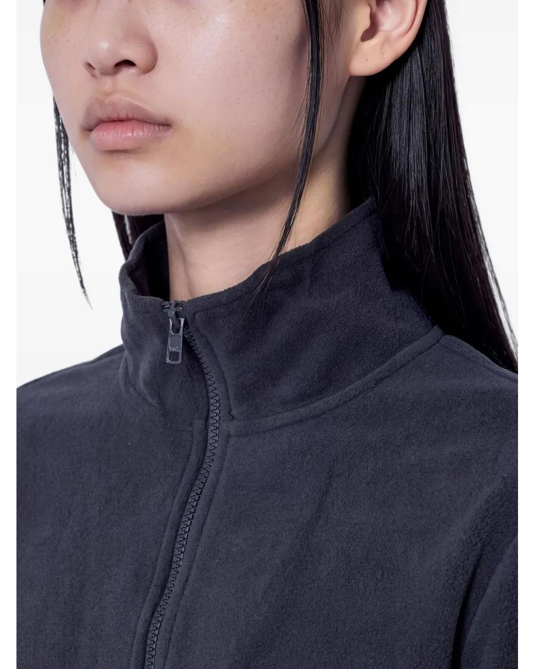 Entire studios Blue Half-Zip Fleece Sweater