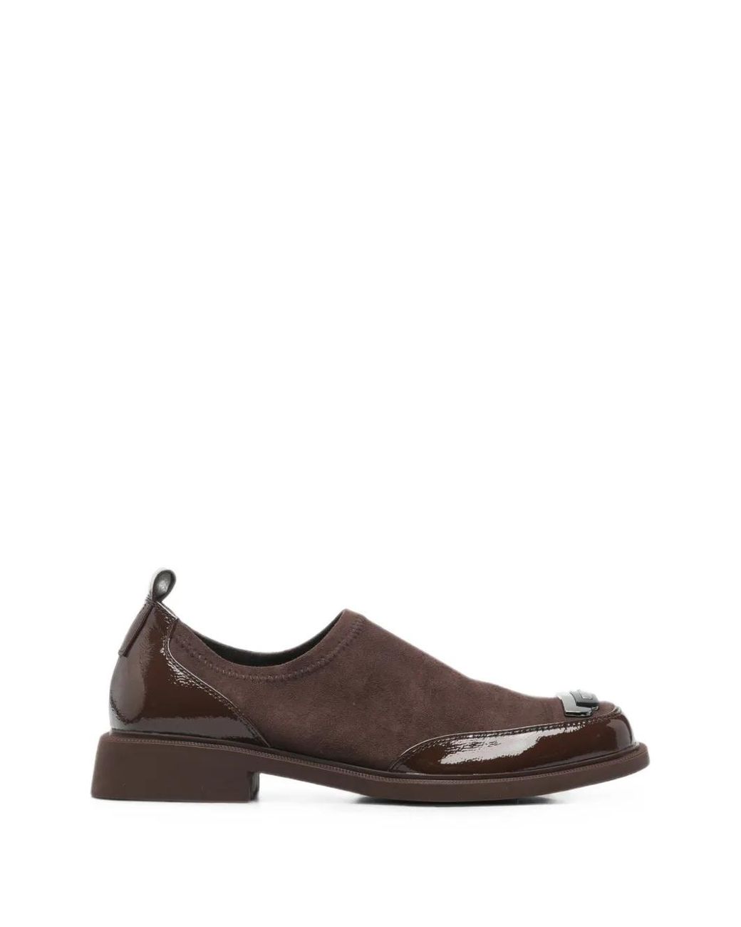 Linda Baumann Brown Mocassins À Empiècements