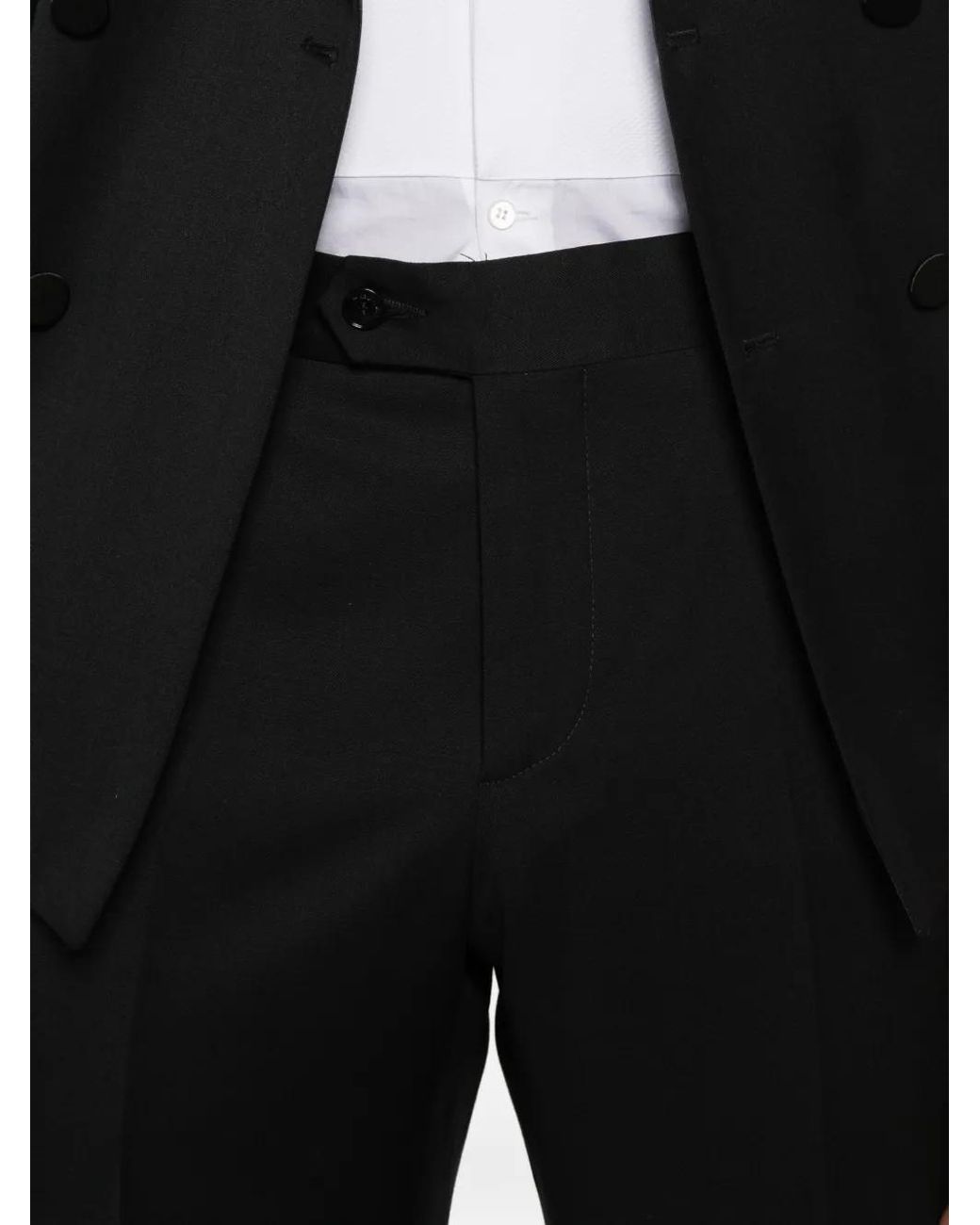 Manuel Ritz Black Double-Breasted Suit for men