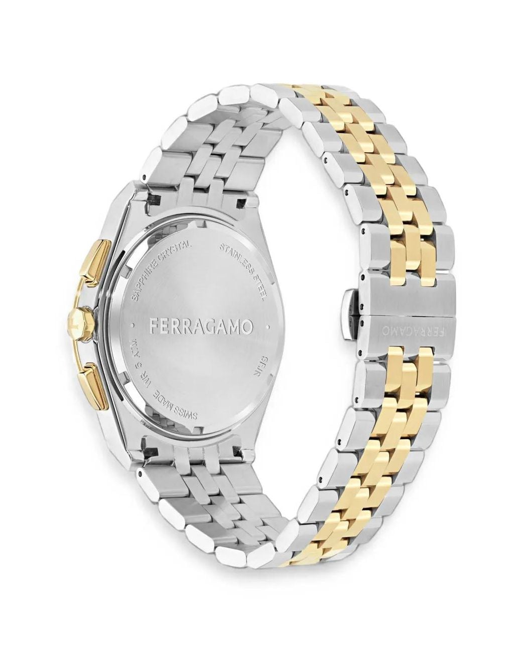 Ferragamo Metallic Vega Chrono 42Mm Watch for men