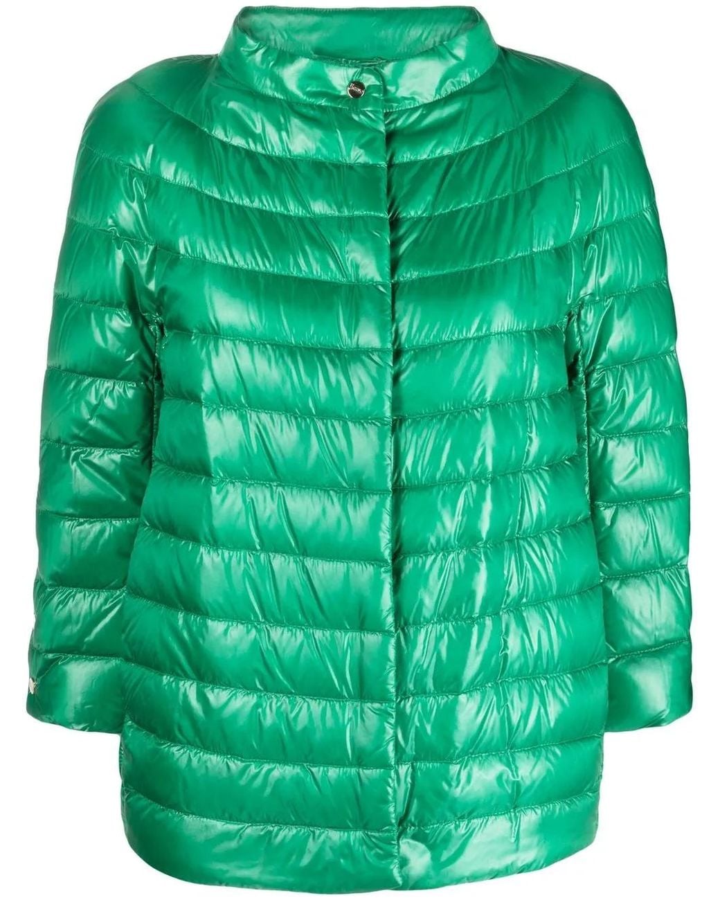 Herno Green Quilted Padded Jacket