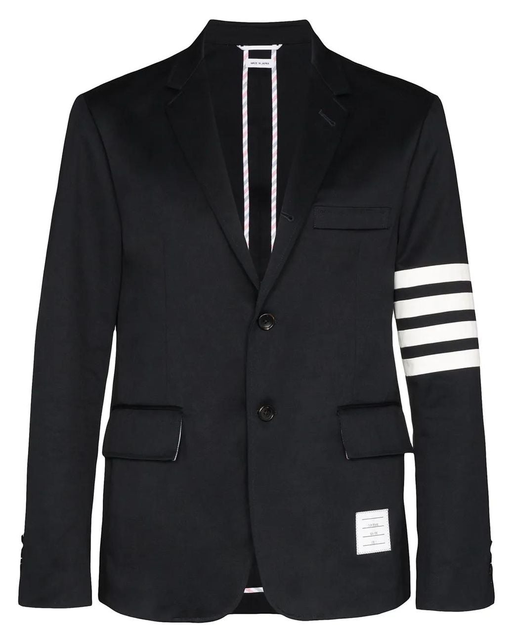 Thom Browne Blue Striped Blazer for men