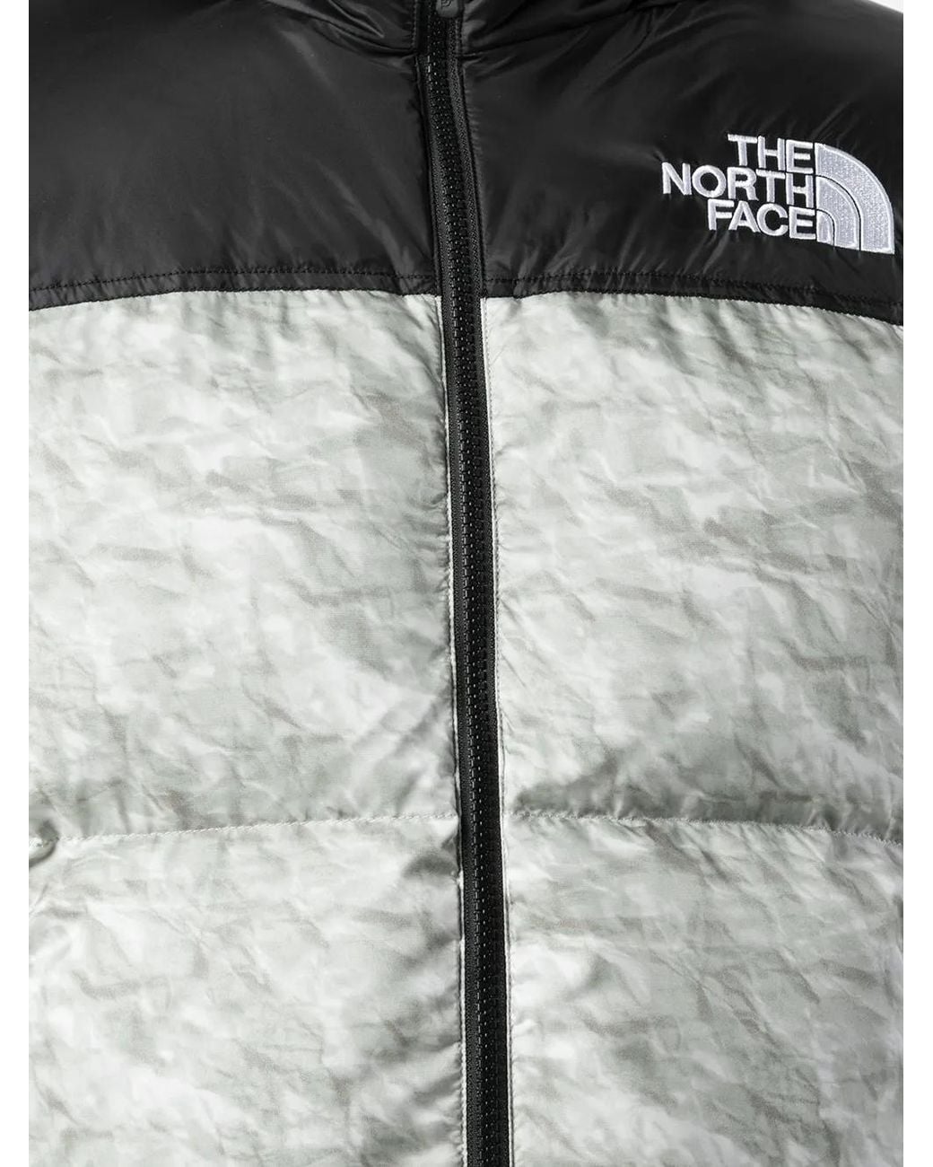 Supreme Black X The North Face Nuptse Paper-Print Jacket for men