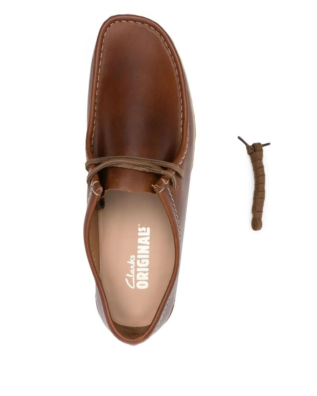 Clarks Godney Lace Loafers in Brown for Men | Lyst UK