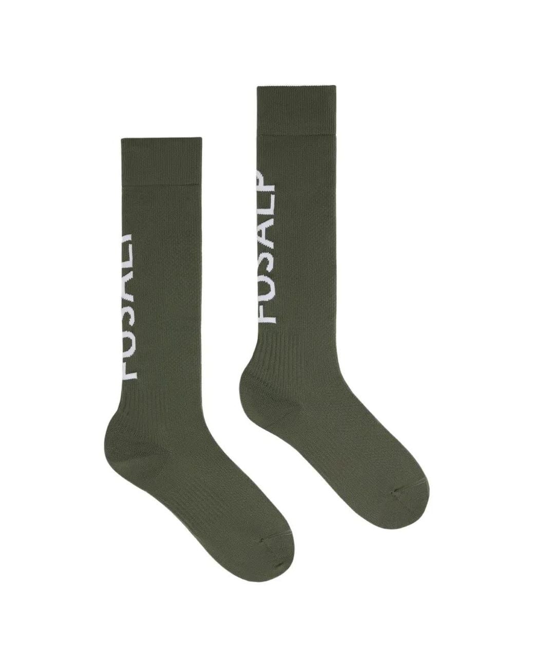 Fusalp Green Sock Pop Ski Socks