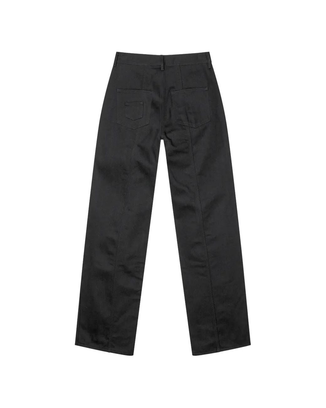 CECILIE BAHNSEN Black Pantalon Droit À Boutons Fleurs