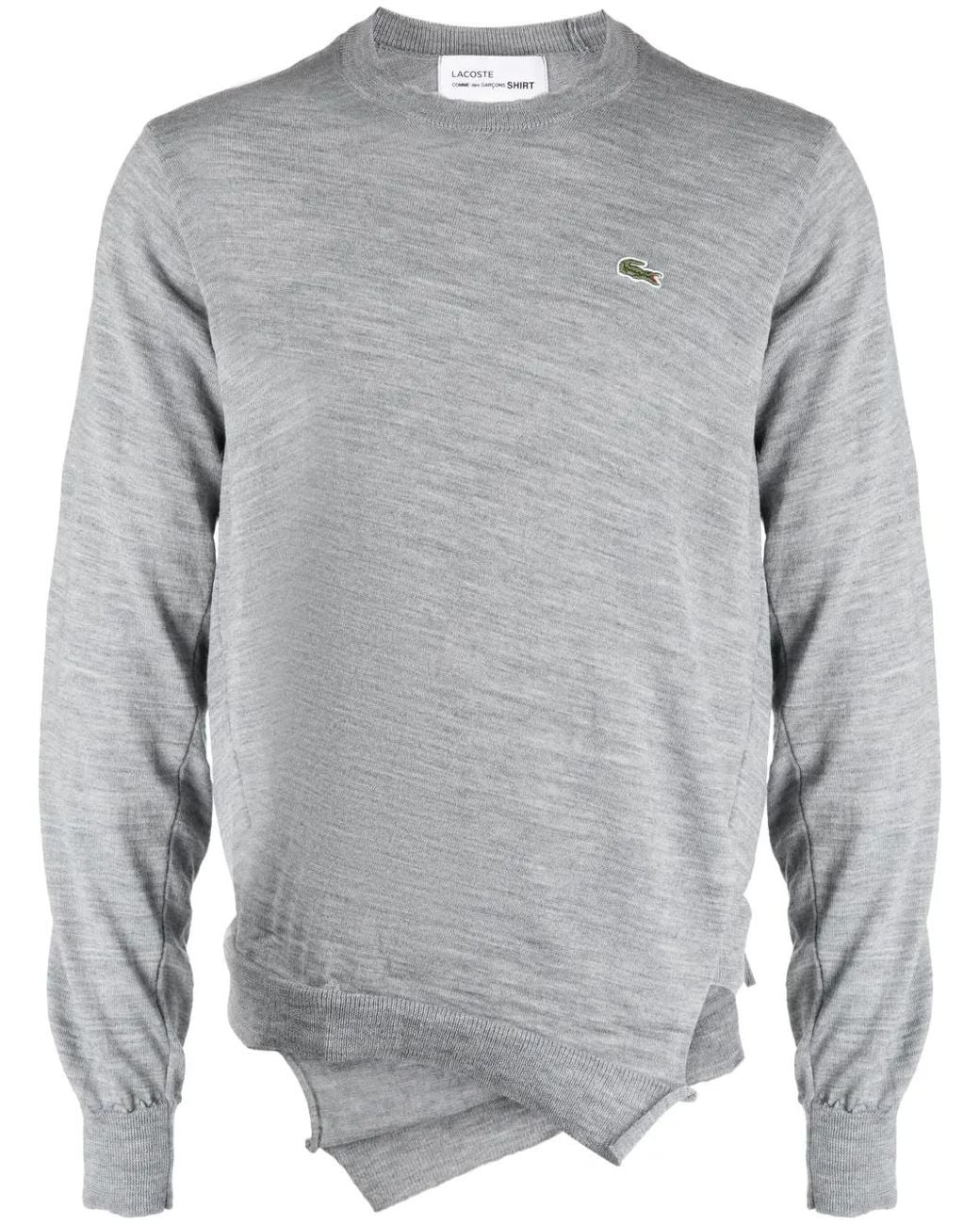 Comme des Garçons Pullover Mit Logo-Patch in Gray für Herren