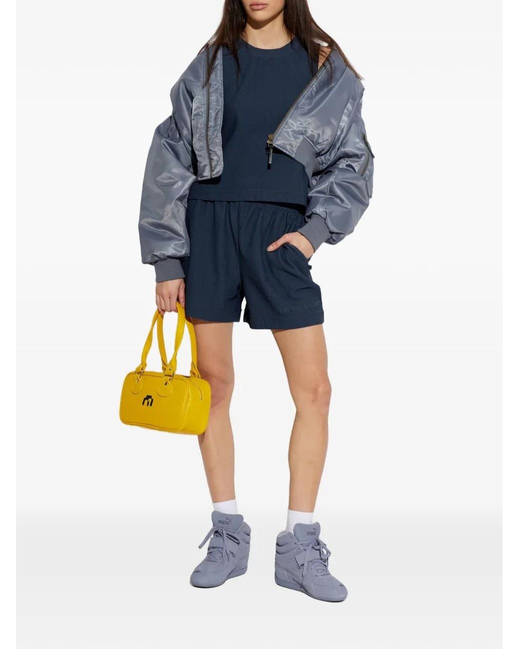 PUMA Blue Speedcat Wedge Sneakers