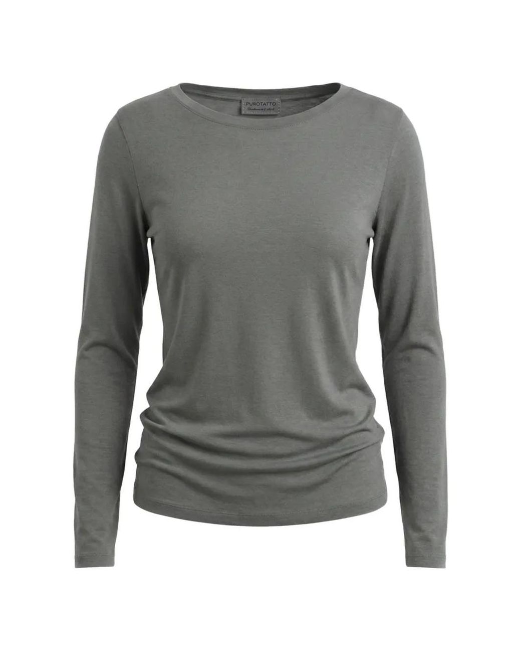 Purotatto Gray Long-Sleeve Sweater