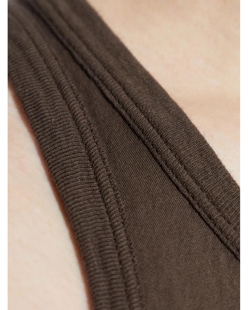 Rick Owens Brown Racerback Vest for men