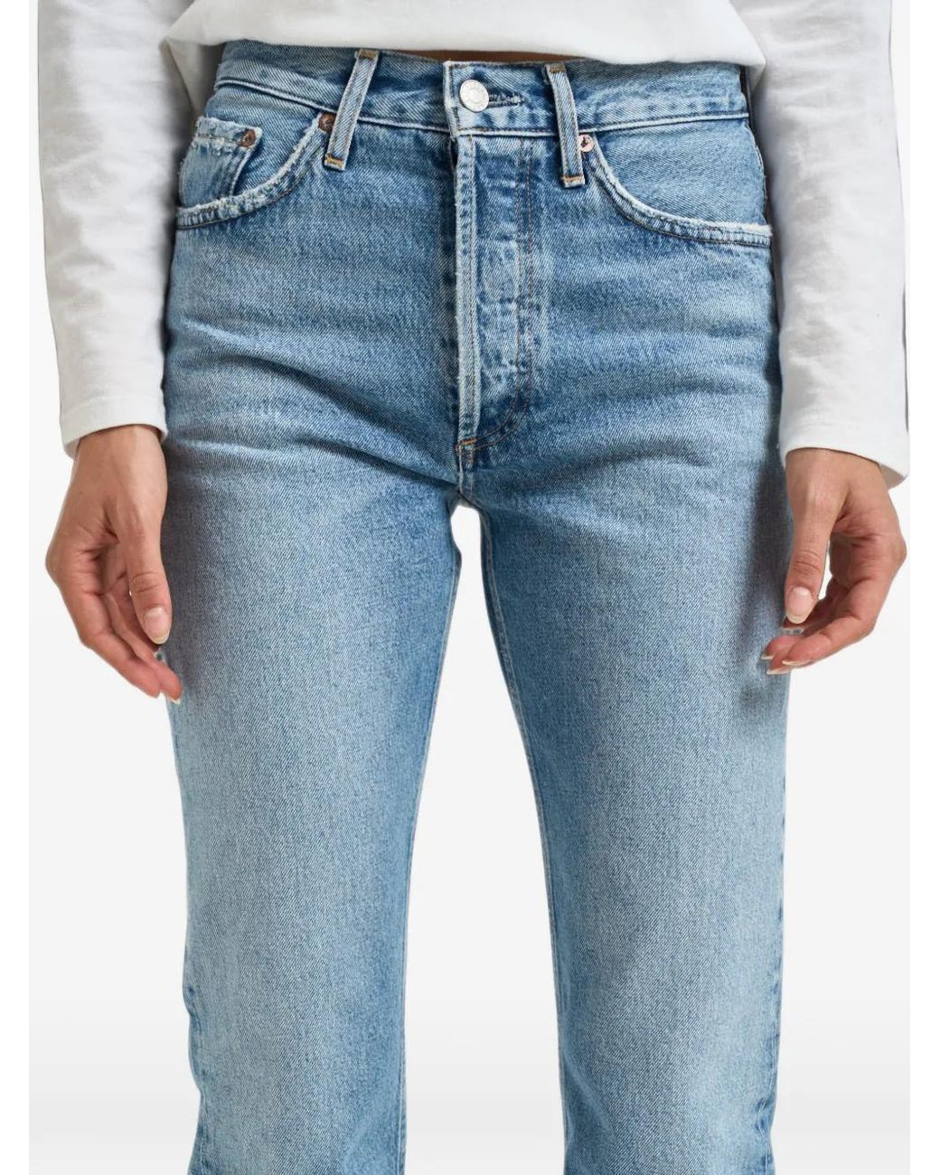 Agolde Straight Jeans in het Blue