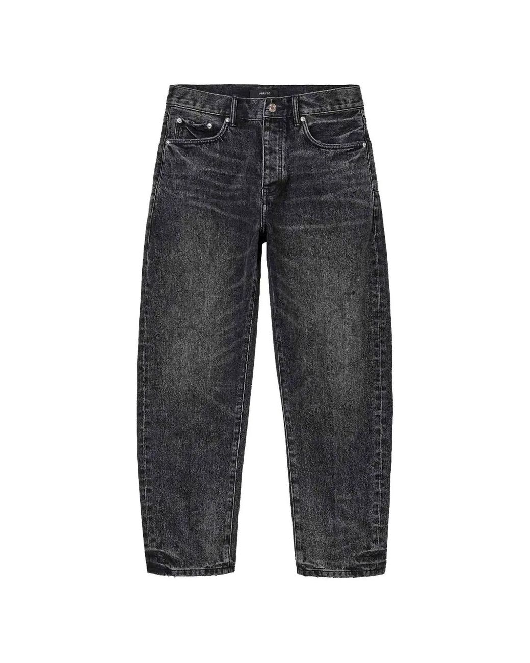 Purple Brand Gray P013 Tapered Jeans for men