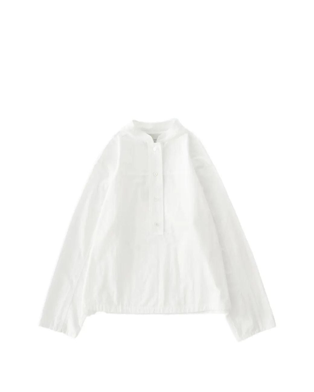 Studio Nicholson White Vega Button Placket Shirt