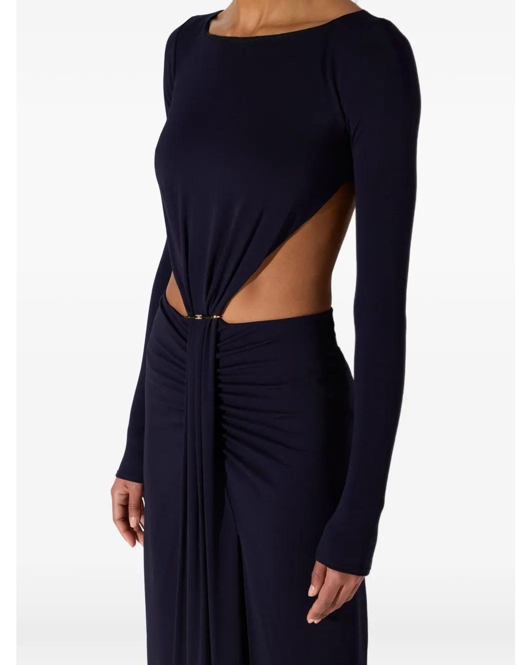 Elisabetta Franchi Blue Carpet Dress